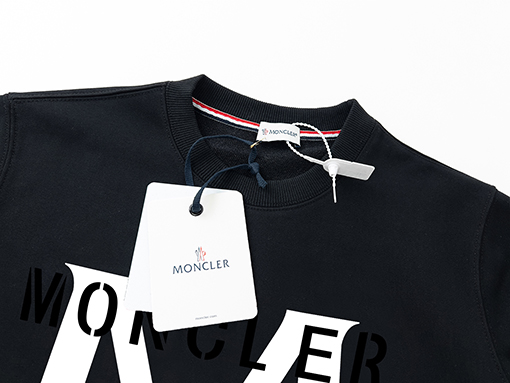 モンクレール スウェットTシャツ カップルで楽しむお揃い プリントト長袖 Tシャツ ビッグMロゴプリント