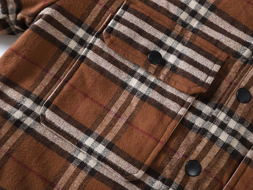 バーバリーフリースジャケットスーパーコピー BURBERRYチェック柄 フリースジャケットアウター