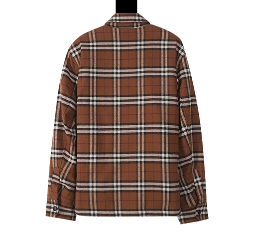 バーバリーフリースジャケットスーパーコピー BURBERRYチェック柄 フリースジャケットアウター