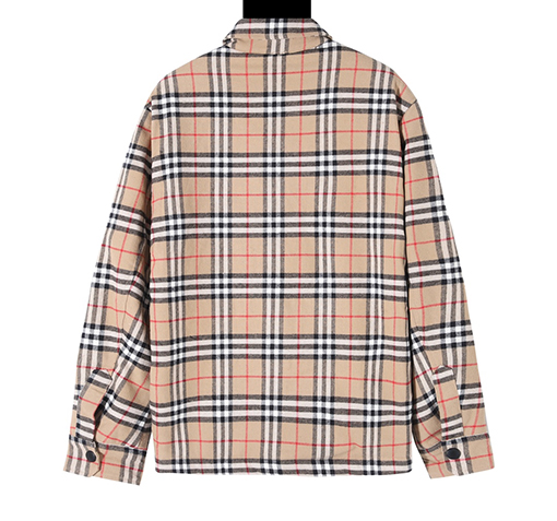 バーバリーフリースジャケットスーパーコピー BURBERRYチェック柄 フリースジャケットアウター