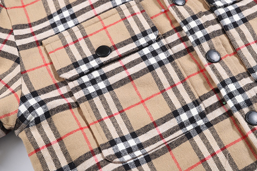 バーバリーフリースジャケットスーパーコピー BURBERRYチェック柄 フリースジャケットアウター