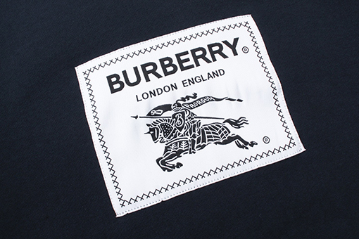 バーバリー スウェット長袖 Tシャツ スーパーコピー BURBERRYロゴプリント入りルーズフィットスポーツシャツ - カップル向け2色