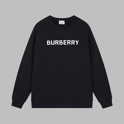 バーバリー スウェット長袖 Tシャツ スーパーコピー  BURBERRYロゴの入ったラウンドネックスウェット - スタイリッシュなアクセント