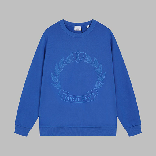 バーバリー スウェット長袖 Tシャツ コピー BURBERRY バッジ刺繍ラウンドマンツーマンTシャツ