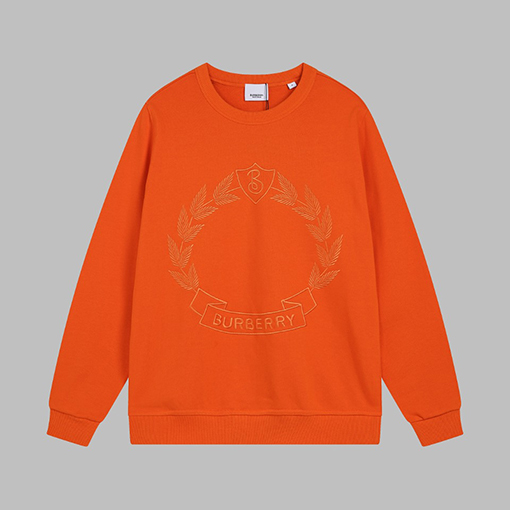 バーバリー スウェット長袖 Tシャツ コピー BURBERRY バッジ刺繍ラウンドマンツーマンTシャツ