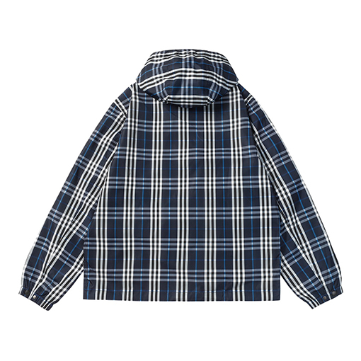 バーバリー  ジャケットスーパーコピーBURBERRY   チェック柄フードつきジェンダーニュートラルジャケット - 男女兼用のおしゃれアウター
