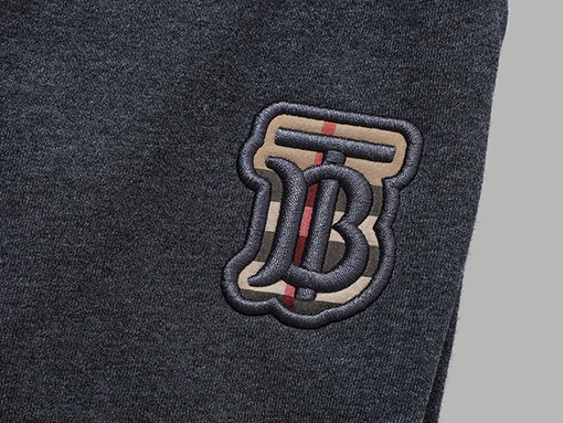 バーバリースウェットパンツ スーパーコピー BURBERRY 刺繍ロゴパンツ