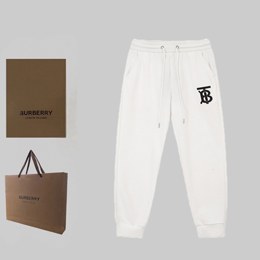 バーバリースウェットパンツ コピー  BURBERRY  クラシックなTB限定ロゴ入りウエアロングパンツ