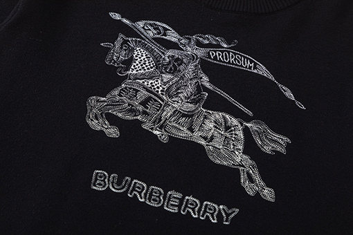 バーバリー ニット セーター BURBERRY スーパーコピー 編み刺繍のラウンドネックセーター