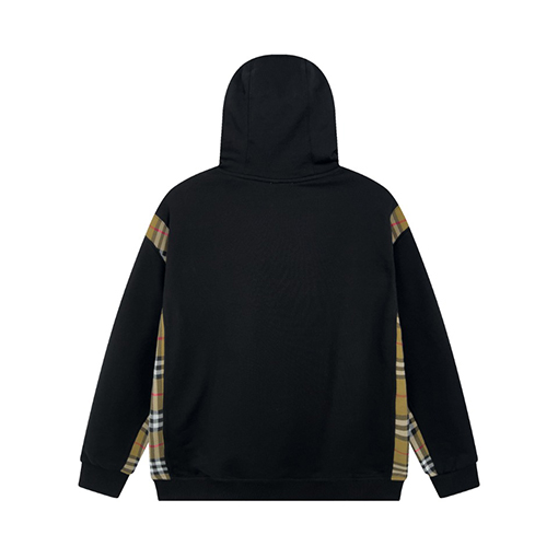 バーバリー   パーカー BURBERRY  Vintageチェック柄パッチワークコットンルーズフィットパーカー