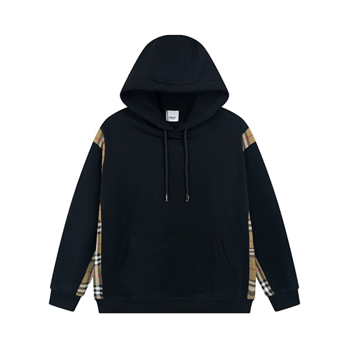 バーバリー   パーカー BURBERRY  Vintageチェック柄パッチワークコットンルーズフィットパーカー