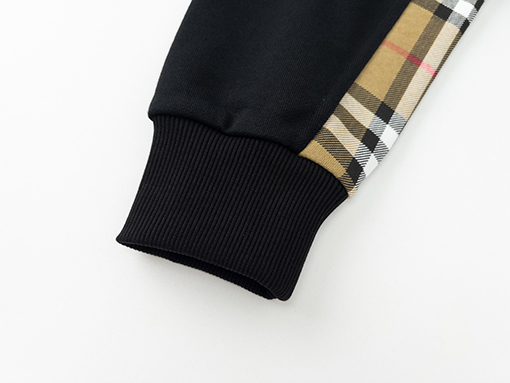 バーバリー   パーカー BURBERRY  Vintageチェック柄パッチワークコットンルーズフィットパーカー