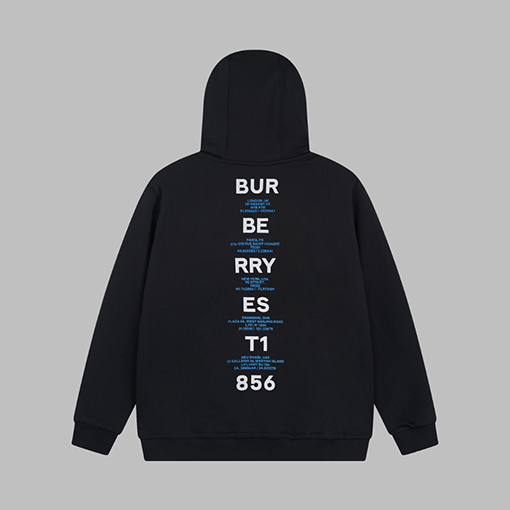 バーバリー パーカー BURBERRY モードプリントのコットンルーズフィットフーディ