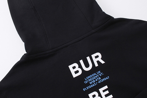 バーバリー   パーカー   BURBERRY    モードプリントのコットンルーズフィットフーディ