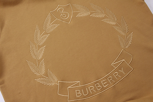 バーバリー パーカー BURBERRY ハイデンシティエンブレム葉刺繍フード付きスウェット