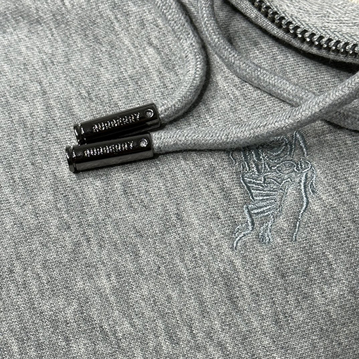 バーバリー ジャケット アウター 戦馬の刺繍とクラシックロゴのジップアップジャケット