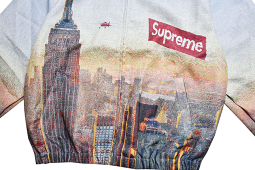 シュプリーム大都市の空景ジャケット スーパーコピー  Supreme Week 12  Aerial Tapestry Harrington Jacket