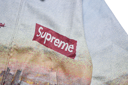 シュプリーム大都市の空景ジャケット スーパーコピー  Supreme Week 12  Aerial Tapestry Harrington Jacket
