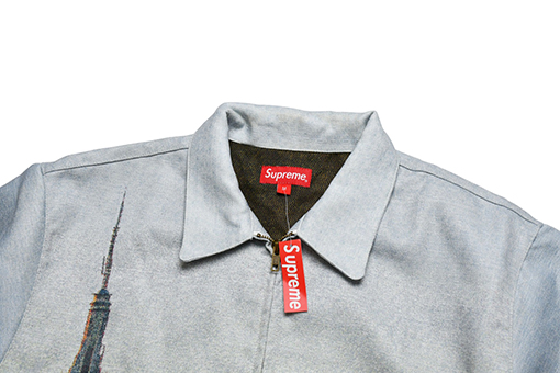 シュプリーム大都市の空景ジャケット スーパーコピー  Supreme Week 12  Aerial Tapestry Harrington Jacket