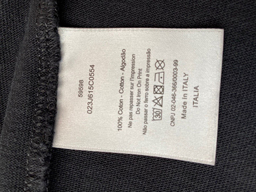 ディオール半袖Tシャツスーパーコピー DIORダメージ加工とプリントのショートスリーブ