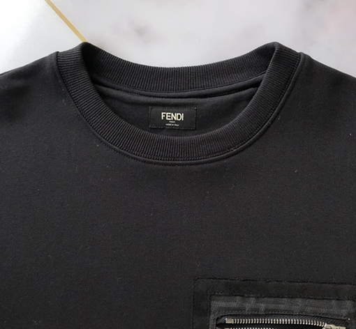 フェンディ スウェットTシャツ スーパーコピー FENDI ジャカールジップアップマンツーマンTシャツ