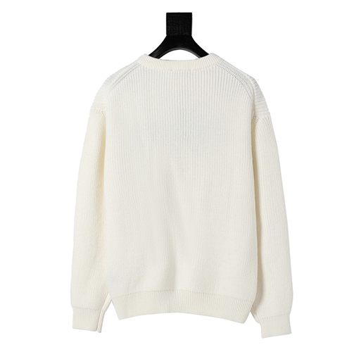 バレンシアガ セーター スーパーコピー BALENCIAGA ロゴ入りの380gのニットセーター