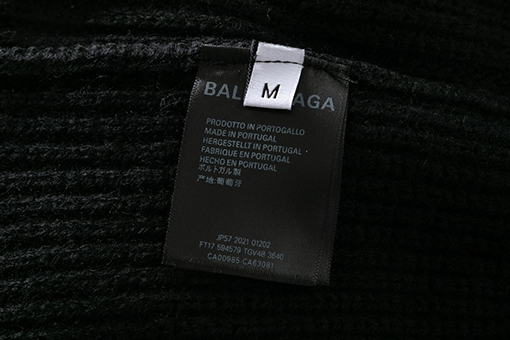 バレンシアガ セーター スーパーコピー   BALENCIAGA ロゴ入りの380gのニットセーター