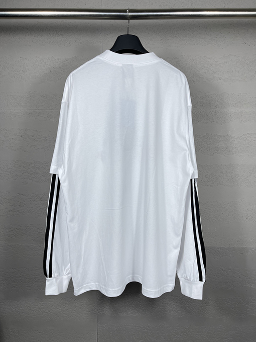 バレンシアガ x アディダス コラボ BALENCIAGA 長袖 Tシャツ スーパーコピー