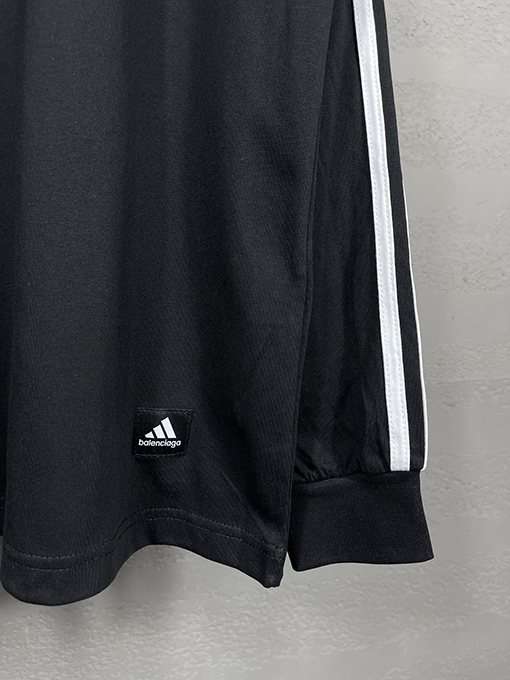 バレンシアガ x アディダス コラボ   BALENCIAGA 長袖 Tシャツ スーパーコピー