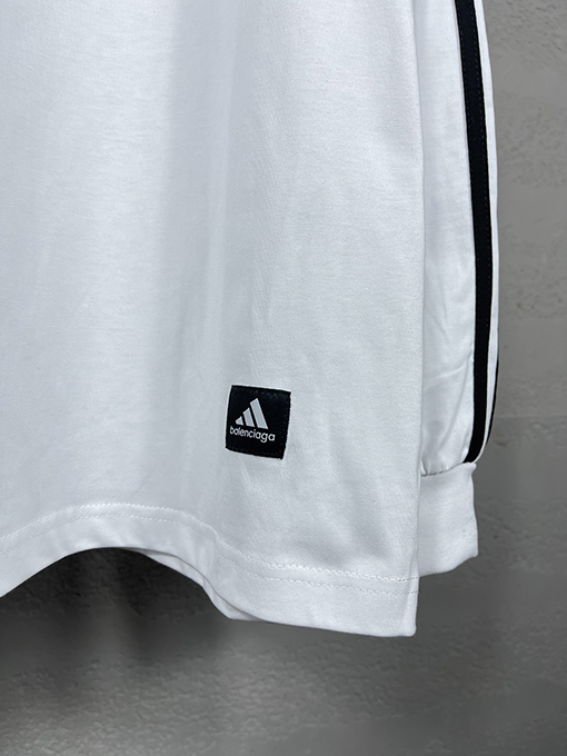 バレンシアガ x アディダス コラボ BALENCIAGA 長袖 Tシャツ スーパーコピー