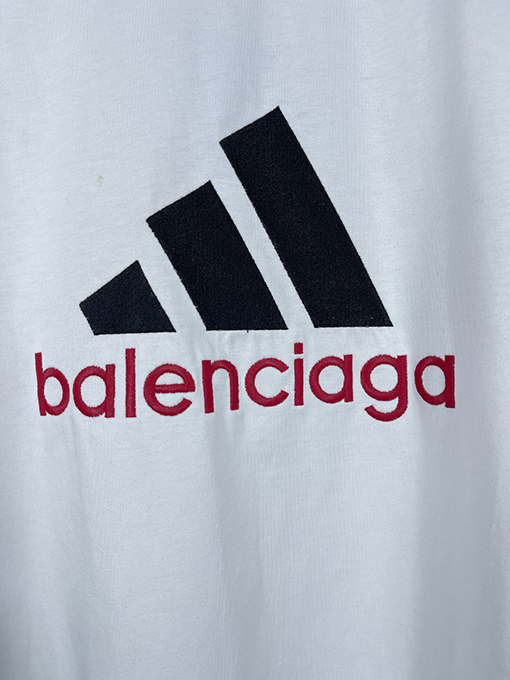バレンシアガ x アディダス コラボ BALENCIAGA 長袖 Tシャツ スーパーコピー