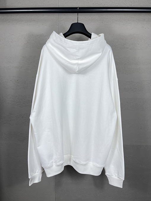 バレンシアガ パーカー BALENCIAGA スーパーコピー ロゴ入り ロングスリーブフード付きスウェット