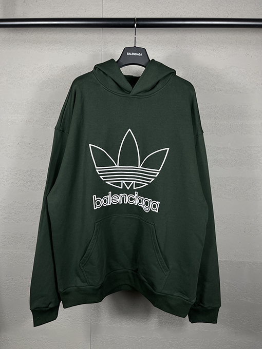 バレンシアガ x アディダス コラボ   パーカー  BALENCIAGA  スーパーコピー