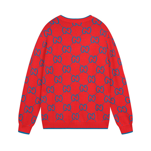 グッチセーター GUCCIスーパーコピー GGロゴフルプリントのウールセーター