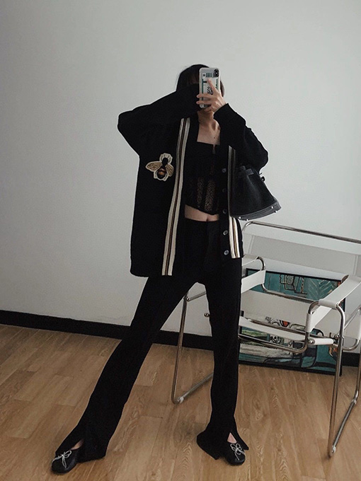 グッチニットカーディガン  GUCCIスーパーコピー bee cardigan ビー カーディガン ニット ジャケット