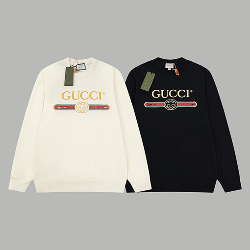 グッチ スウェット Tシャツ クラシックなGUCCI入りラウンドネックスウェット