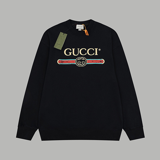 グッチ スウェット Tシャツ クラシックなGUCCI入りラウンドネックスウェット
