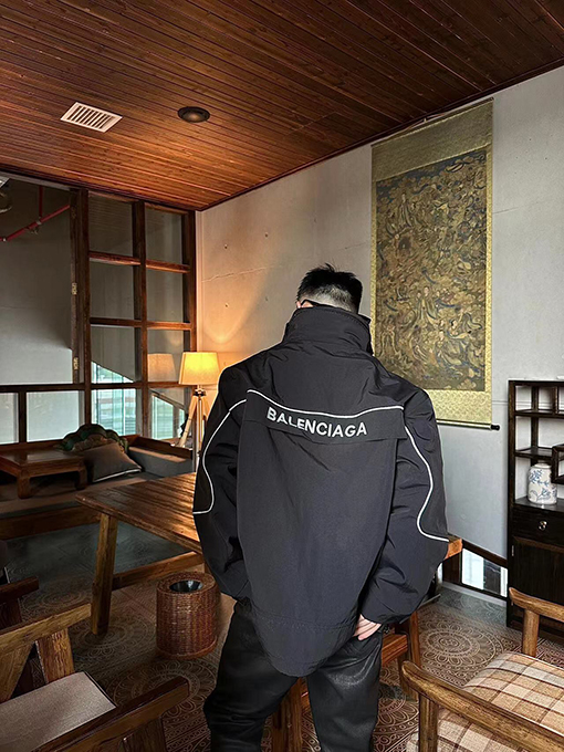 バレンシアガ ジャケット  BALENCIAGA ポケット付きハーフジップジャケット