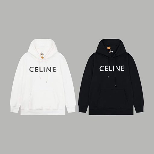 セリーヌ服コピーフード パーカーCELINEロゴ