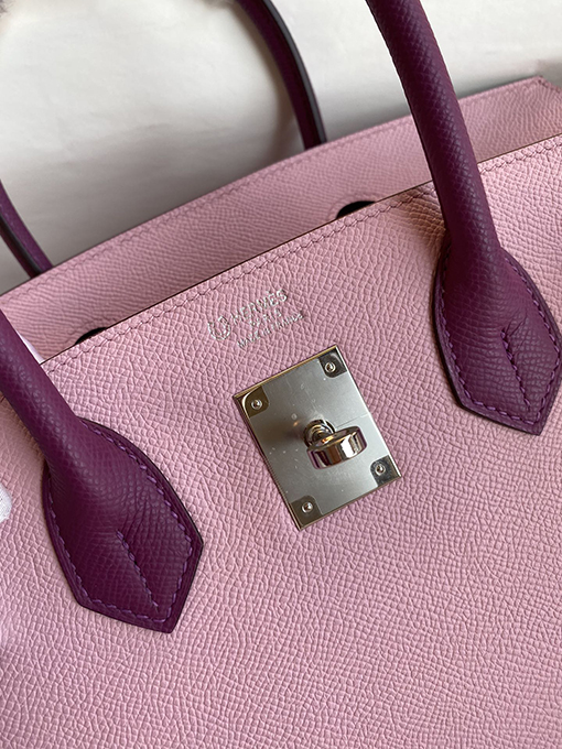 エルメスコピー 金と銀のワックス糸 Birkin 30cm 牛皮 トートバッグ