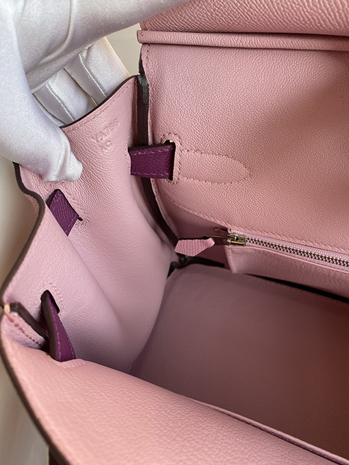 エルメスコピー 金と銀のワックス糸 Birkin 30cm 牛皮 トートバッグ