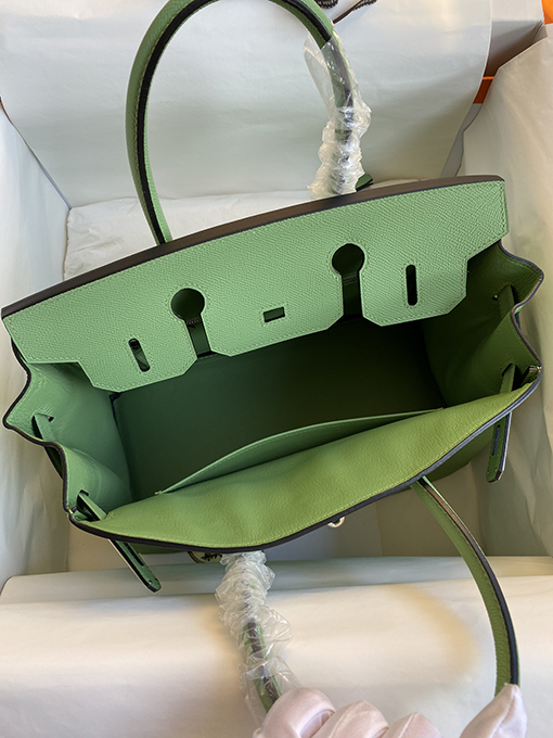 エルメススーパーコピー アボカドグリーン バーキン30cm トートバッグ