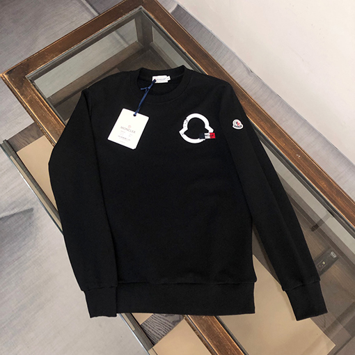 モンクレール スウェット長袖 Tシャツ MONCLER スタイリッシュなラウンドネックスウェット 快適な身体にフィット