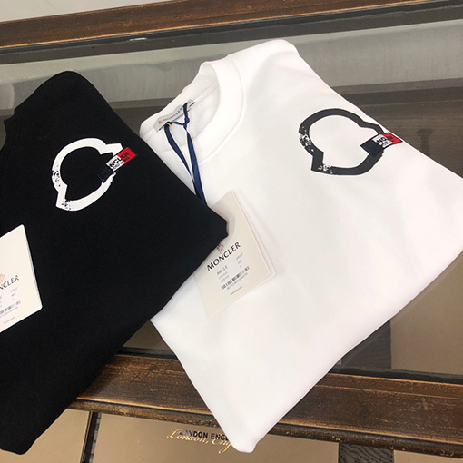 モンクレール スウェット長袖 Tシャツ MONCLER スタイリッシュなラウンドネックスウェット 快適な身体にフィット