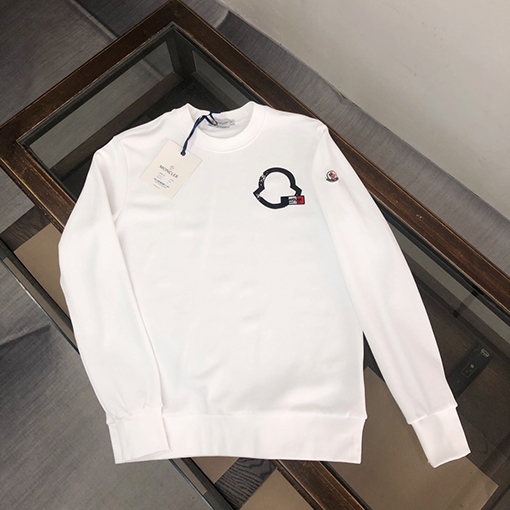 モンクレール スウェット長袖 Tシャツ MONCLER スタイリッシュなラウンドネックスウェット 快適な身体にフィット