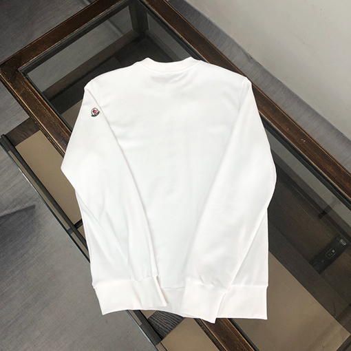 モンクレール スウェット長袖 Tシャツ MONCLER スタイリッシュなラウンドネックスウェット 快適な身体にフィット
