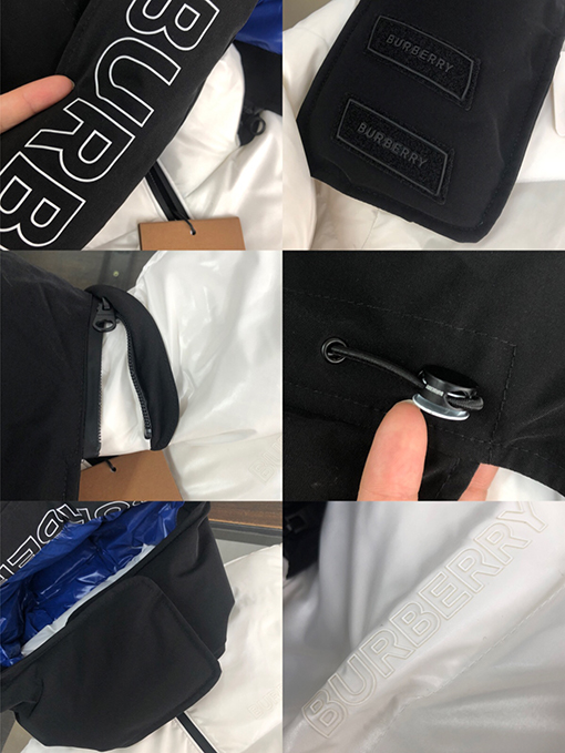 バーバリー ダウンジャケット スーパーコピー BURBERRY ロゴ入りフードつきダウンジャケット スタイリッシュでカッコいい