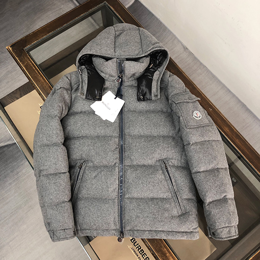 モンクレール ダウンジャケットアウター コピー MONCLER クラシックなマヤスタイルの灰色羽毛ジャケット