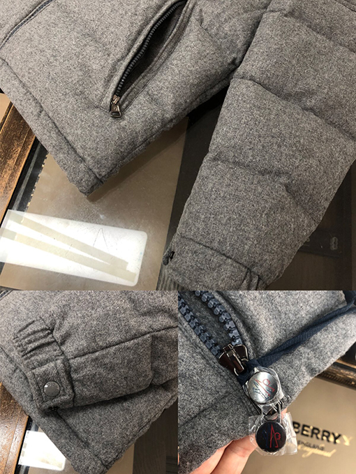 モンクレール ダウンジャケットアウター コピー MONCLER クラシックなマヤスタイルの灰色羽毛ジャケット