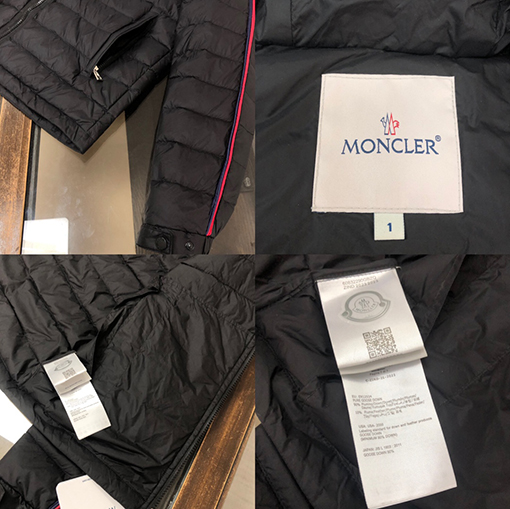 モンクレール  ダウンジャケットアウター コピー  MONCLER ストライプエッジとロゴデザインのフードつきダウンジャケット  驚異的なふんわり感と保温性